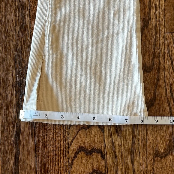 Zara Girls Flare Leg‎ Corduroy Pants Cream Color Size 13-14 CM 164 - Picture 13 of 16